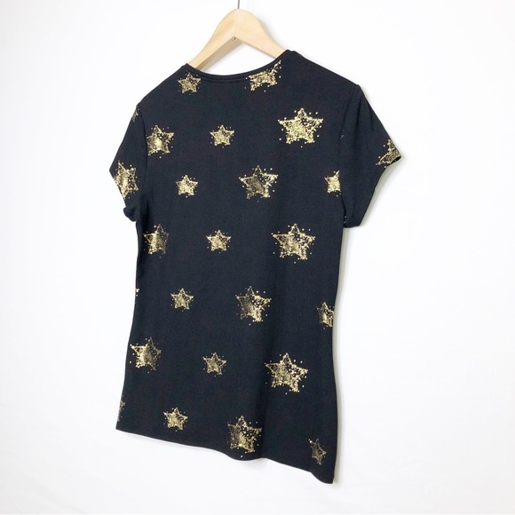 Ted baker, black gold star T-shirt - Picture 10 of 10